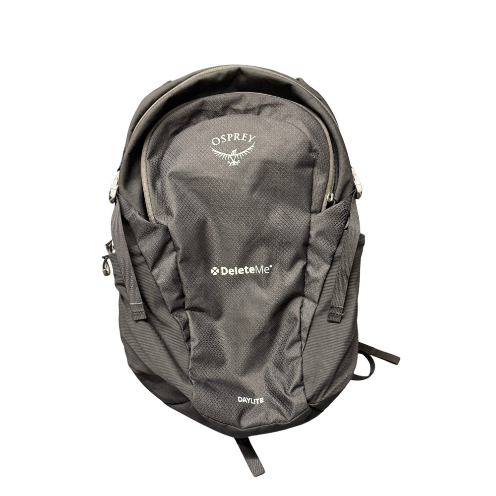 Osprey Commuter Backpack Mens Daylite Black Hiking DELETE ME Logo 13L Tech Panel